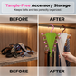 Rangement V‑shaped double face – Portant de rangement multifonction