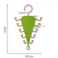Rangement V‑shaped double face – Portant de rangement multifonction