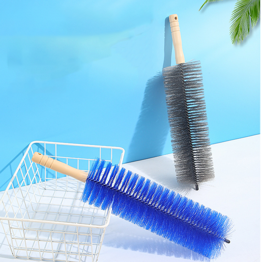 Brosse de nettoyage de radiateur flexible à long manche