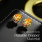🎆💎 PROMO LIMITÉE 50% ! Ensemble Bijoux Feu d'Artifice – Boucles d'Oreilles & Collier, Zirconium Cubique, Plaqué 18K, Cuivre Durable, Parfait pour Soirées & Cadeaux ✨
