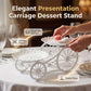 Chariot de service à deux étages 🍰 Déplacez-le où vous voulez, servez avec élégance – Deux étages spacieux et des roulettes maniables ✨