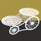 Chariot de service à deux étages 🍰 Déplacez-le où vous voulez, servez avec élégance – Deux étages spacieux et des roulettes maniables ✨