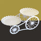 Chariot de service à deux étages 🍰 Déplacez-le où vous voulez, servez avec élégance – Deux étages spacieux et des roulettes maniables ✨