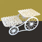 Chariot de service à deux étages 🍰 Déplacez-le où vous voulez, servez avec élégance – Deux étages spacieux et des roulettes maniables ✨