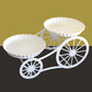 Chariot de service à deux étages 🍰 Déplacez-le où vous voulez, servez avec élégance – Deux étages spacieux et des roulettes maniables ✨