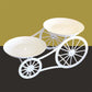 Chariot de service à deux étages 🍰 Déplacez-le où vous voulez, servez avec élégance – Deux étages spacieux et des roulettes maniables ✨