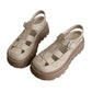 👡🔥 PROMO FLASH 50% ! Sandales Compensées Femme 5cm – Semelle Rembourrée, Tige en Cage Respirante, 3 Couleurs, Pointures 35-40, Confort Optimal pour l'Été ☀️