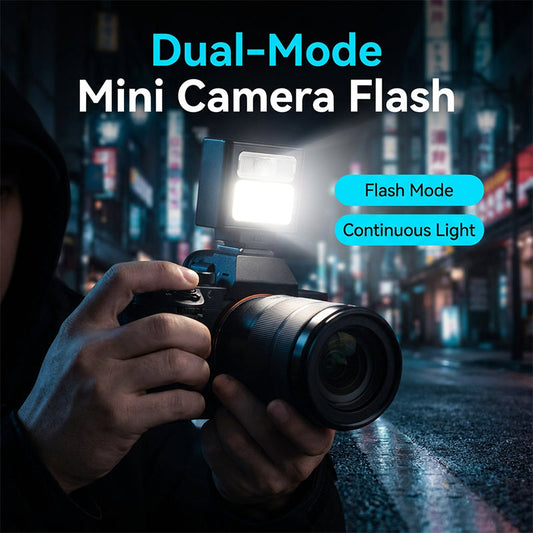 📸Flash rechargeable pour appareil photo, format de poche