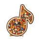📢📢60% DE RÉDUCTION !! ⏰Puzzle en Bois en Forme de Note de Musique🎶🧩