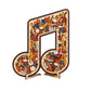 📢📢60% DE RÉDUCTION !! ⏰Puzzle en Bois en Forme de Note de Musique🎶🧩