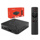 Boîtier TV Android 4K avec Wi-Fi 2,4 GHz/5 GHz et Bluetooth 5.0