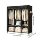 🔥📦 DERNIER JOUR -50% ! Armoire Portable en Tissu Non Tissé – Facile à Monter, Structure Acier, 3 Tailles, Idéale Chambre & Dressing 🏠