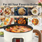 🔥🍳 PROMO FLASH -50% Jusqu'à Épuisement ! Casserole Électrique Intelligente Multifonction – 6 Modes, Minuterie, Revêtement Anti-Adhésif, Cuiseur Vapeur, 600W, Idéale Dortoir & Cuisine 🥟