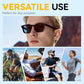 Lunettes de soleil carrées unisexes élégantes avec protection UV400