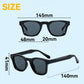 Lunettes de soleil carrées unisexes élégantes avec protection UV400
