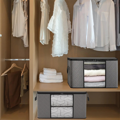 📦50% DE RÉDUCTION✨Sac de Rangement Grande Capacité – Tissu Respirant & Fenêtre Transparente 🏡