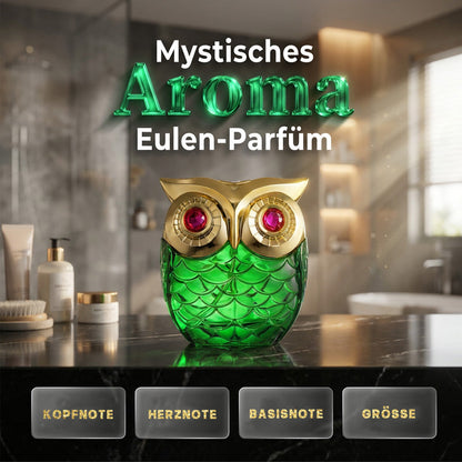 ✨🌙 PROMO FLASH 50% ! Eau de Parfum Hibou Mystique – Flacon Art Déco, Senteur Café Jasmin Vanille, Longue Tenue, 100ml, 2 Coloris, Idéale Quotidien & Soirées 💎