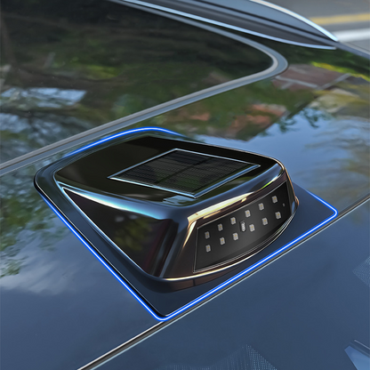 Lampe antivol solaire pour voiture
