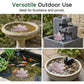 Purificateur universel pour bain d’oiseaux en forme de feuille d’érable