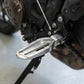 Repose-pieds arrière de moto en aluminium