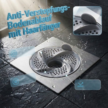 Siphon de sol anti-obstruction avec récupérateur de cheveux