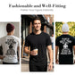 T-shirt décontracté à manches courtes pour homme
