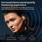🎧 -50% ! 🗣️ Casque Open-Ear Léger – Bluetooth 5.3 & Micro Dual-DSP – Réduction de Bruit & Autonomie 11h pour Appels, Promenades et Travail 🏃