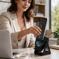 Support de téléphone à induction avec haut-parleur intégré