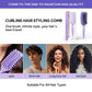 Brosse démêlante ventilée pour cheveux bouclés