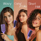 Brosse démêlante ventilée pour cheveux bouclés
