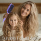 Brosse démêlante ventilée pour cheveux bouclés