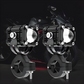 🏍️ PROMO FLASH 50 % ! 💡 Projecteur LED Universel pour Moto – Double Faisceau (Route/Croisement), Puce Haute Intensité, Étanche, Alliage Aluminium, 12-80V 🏆