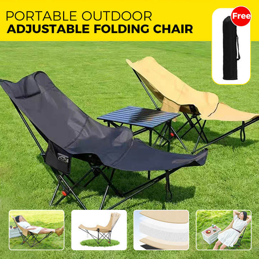Chaise pliante portable d'extérieur réglable