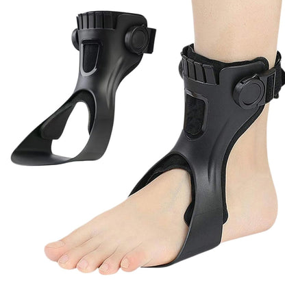 Orthèse de pied tombant réglable avec doublure gonflable