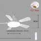 Ventilateur de plafond avec éclairage et télécommande