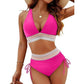 🌺Promotion 40% de réduction 👙Ensembles de bikinis à taille haute avec contrôle de l'abdomen et blocs de couleurs