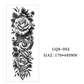 Tatouages temporaires couvrant tout le bras