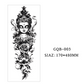 Tatouages temporaires couvrant tout le bras