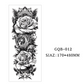 Tatouages temporaires couvrant tout le bras