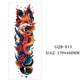 Tatouages temporaires couvrant tout le bras