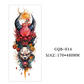Tatouages temporaires couvrant tout le bras