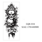 Tatouages temporaires couvrant tout le bras