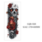 Tatouages temporaires couvrant tout le bras