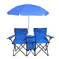 Chaise pliante double légère