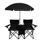 Chaise pliante double légère