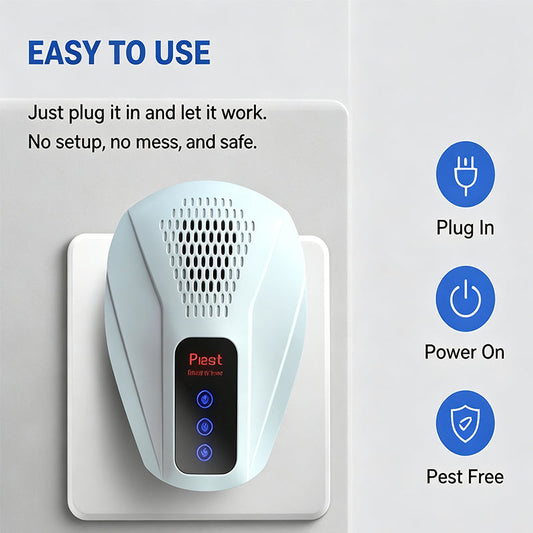 Répulsif à souris ultrasonique silencieux à 360°