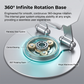 Support de tablette réglable en aluminium avec base rotative