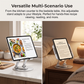 Support de tablette réglable en aluminium avec base rotative