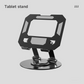 Support de tablette réglable en aluminium avec base rotative
