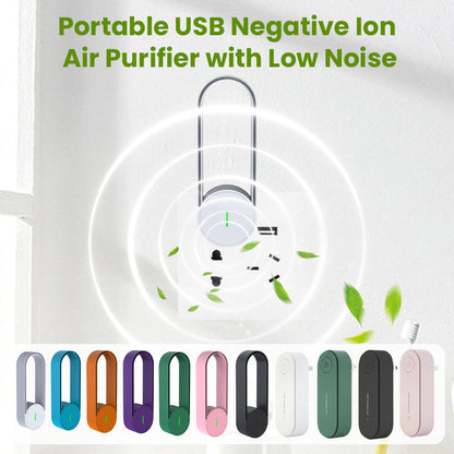 Purificateur d'air portable USB à ions négatifs et faible bruit